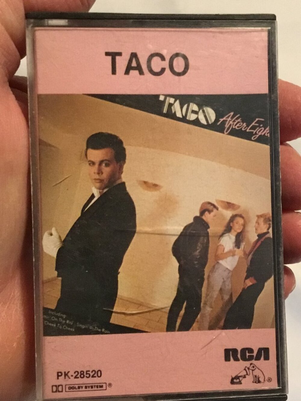 TACO AFTER EIGHT CASSETTE 1983 PUTTIN' ON THE RITZ SYNTH POP RCA